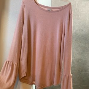 Pink long sleeve sweater